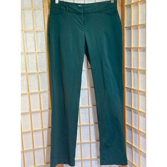 Adrienne Vittadini Sz 6 Green Trousers - Picture 3 of 6